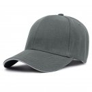Brim Stripes Adjustable Shade Outdoor Baseball Cap Dark Gray