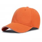 Brim Stripes Adjustable Shade Outdoor Baseball Cap Orange