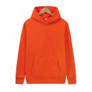 Casual Hoodies Sweatshirts Solid Color Hoodies Sweatshirt orange