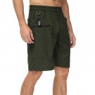 2023 Men's Summer Casual Water Resistant Sport Shorts Army Green