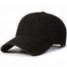 Cotton Baseball Cap Unisex Black