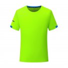 Round Neck Shirt Sweatshirt Outdoor Short Sleeve T-shirt Fluorescent Green