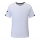 Round Neck Shirt Sweatshirt Outdoor Short Sleeve T-shirt White