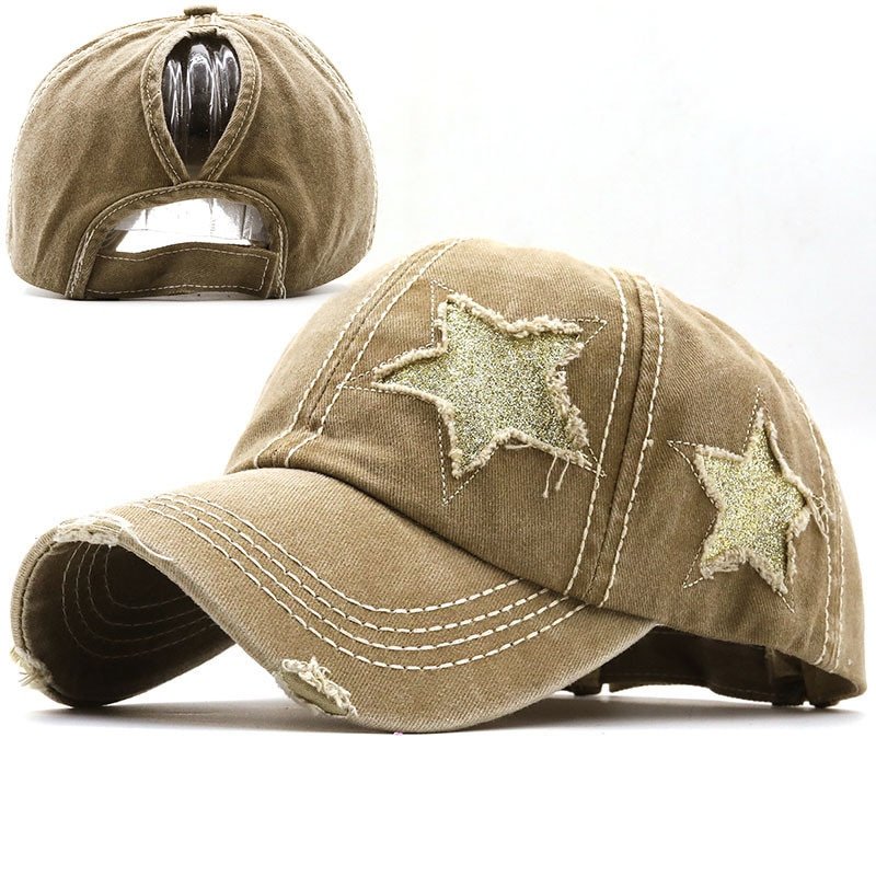 Denim Hat Stars Stripes  _ Stars Hat Khaki