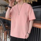 Comfortable Short Sleeve T-shirt Blank Shirts Pink