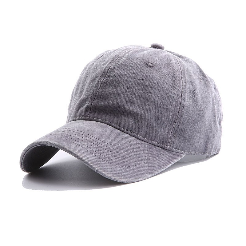 Unisex Baseball Cap Fashion Sun Hat Light Grey