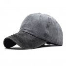 Unisex Baseball Cap Fashion Sun Hat Grey Black