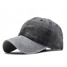 Unisex Baseball Cap Fashion Sun Hat Black Grey