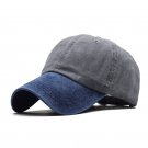 Unisex Baseball Cap Fashion Sun Hat Grey Blue
