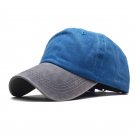 Unisex Baseball Cap Fashion Sun Hat Blue Grey
