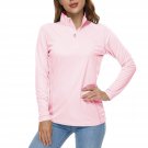 Women Anti UVSun Protection Shirts Outdoor Running T-Shirts Pink
