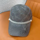 Baseball Cap Women Breathable Cool Mesh Hat Gray Visor