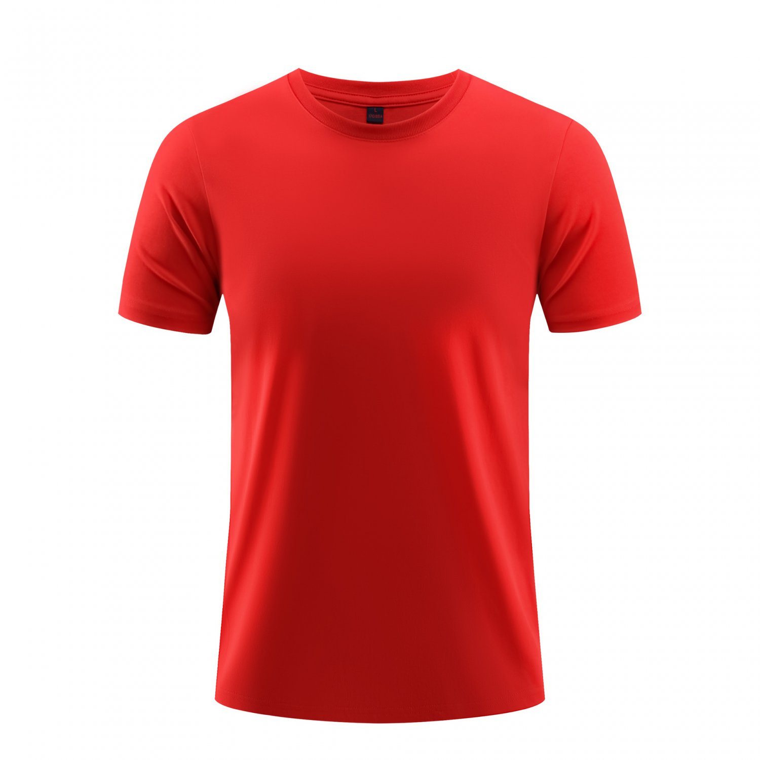 Breathable Refreshing Cotton Short Sleeve T-Shirt Red
