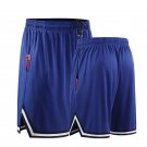 Men Basketball Shorts Soccer Exercise Shorts Blue