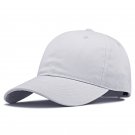 Baseball Caps for Lady Sun Hat Men Snapback Cap White