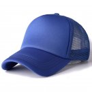 Unisex Mesh Baseball Cap Adjustable Hat blue