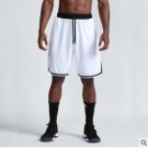 Men Sweatpants Soccer Basketball Short Pants White