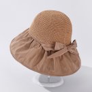 Foldable Sun Hat Ladies Outdoor Hat khaki