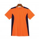 Football Shirts Men Sport T-Shirts Orange Basketball Jersey