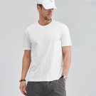 Men T-Shirts Cotton Casual White Shirt