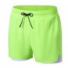 Men Sport Shorts Outdoor Quick Dry Breathable Sweatpants green