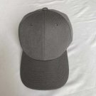 Solid Color Adjustable Unisex Dark Grey Baseball Cap