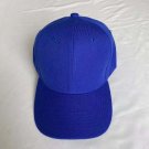 Solid Color Adjustable Unisex Blue Baseball Cap