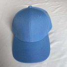 Solid Color Adjustable Unisex Sky blue Baseball Cap