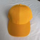 Solid Color Adjustable Unisex Gold Baseball Cap