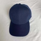 Solid Color Adjustable Unisex Navy Blue Baseball Cap