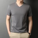 Men Cotton Short Sleeve Casual Fashions Fashion Gray T-Shirt