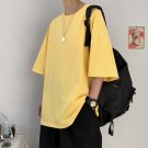Men's Cotton T-shirts Fashion Casual Yellow T-Shirt