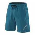 Men Shorts Quick Dry Loose Lake Blue Shorts