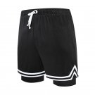 Men Sports Basketball Shorts Loose Breathable Shorts Black