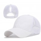 Women Summer Mesh Hat Casual Adjustable Baseball Cap White