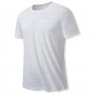 Sports T Shirt Quick-Dry Short Sleeves T-shirt White