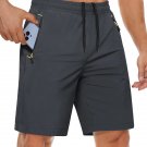 Quick Dry Athletic Shorts Men's Running Dark Gray Shorts