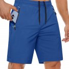 Quick Dry Athletic Shorts Men's Running Royal Blue Shorts