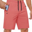 Quick Dry Athletic Shorts Men's Running Watermelon Red Shorts