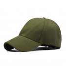 Adjustable Casual Sun Visor Hat for Men Women Baseball Cap Army Green