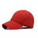 Adjustable Casual Sun Visor Hat for Men Women Baseball Cap Red