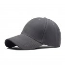Adjustable Casual Sun Visor Hat for Men Women Baseball Cap Dark Grey
