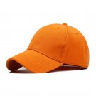 Adjustable Casual Sun Visor Hat for Men Women Baseball Cap Orange