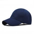 Adjustable Casual Sun Visor Hat for Men Women Baseball Cap Navy Blue