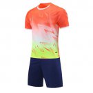 Men Soccer Jersey kit Adult Football Jersey Orange