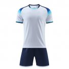 Men Football Jersey Short Sleeve Breathable Quick-dry Jersey White