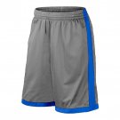 Men Basketball Shorts Sports Breathable Gray Blue Shorts