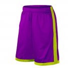 Men Basketball Shorts Sports Breathable Purple Green Shorts