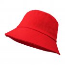 Fisherman Cap Sun Protection Women Men Panama Hat Outdoor Casual Sun Cap Red
