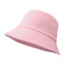 Fisherman Cap Sun Protection Women Men Panama Hat Outdoor Casual Sun Cap Pink